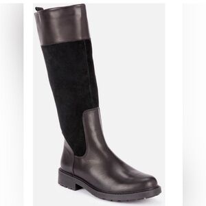 Clarks Womens Orinoco2 Hi Boot Warm-lined in Black Leather Size 7